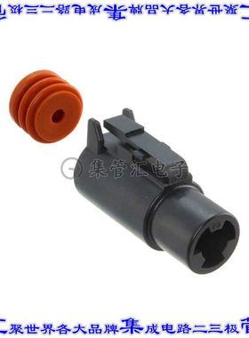 ATHD-1PS-8 圆形连接器1POS插头外壳用于母插口黑色自由悬挂