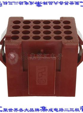 1-640515-0 矩形连接器外壳24POS插座4排4.2mm公形引脚黑色面板安