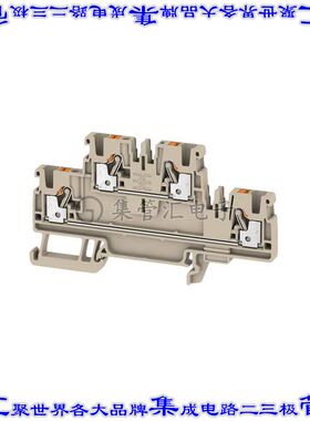 1547610000 端子块连接器4POS馈通式2排5.1mm米色12-28AWG