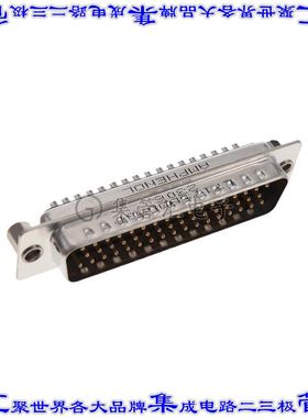 L717SDDG50P 连接器50POS插头公引脚3排D-Sub自由悬挂