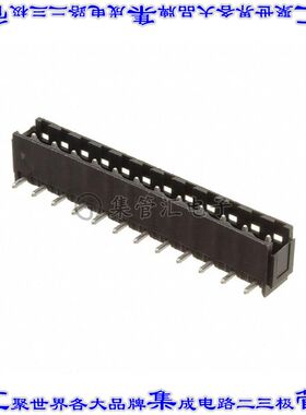 1155690000 端子块连接器12POS接头公引脚带罩5.08mm黑色90DEG通
