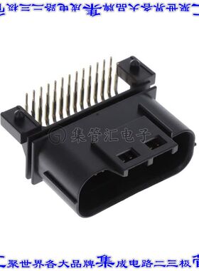 MX23A26NF2 针座连接器26POS接头2排2.5mm公形插针通孔直角锡