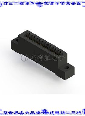 392-013-520-104 卡边缘连接器13POS母头2.54mm黑色镀金