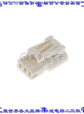 2321918-3 矩形连接器外壳3POS插头2.5mm母形插口天然色自由悬挂