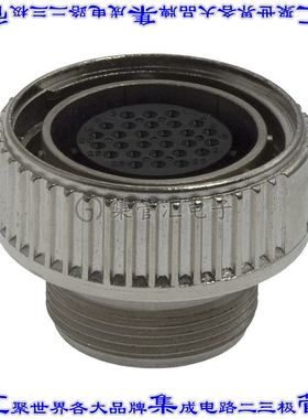 208490-1 圆形连接器28POS插头外壳用于母插口银色自由悬挂耦合螺