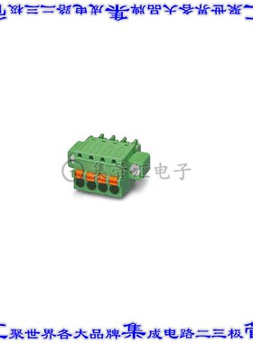 1940114 端子块连接器4POS插头母插口3.5mm绿色自由悬挂