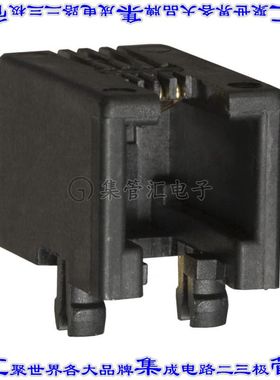 87180-044LF 接插件连接器CONN MOD JACK 4P4C R/A UNSHLD