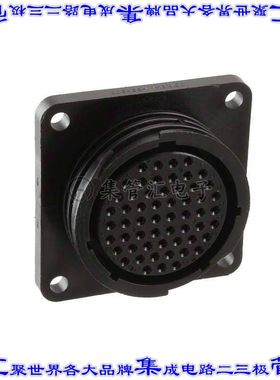 1-796329-1 圆形连接器57POS插座母插口焊接镀金面板安装通孔