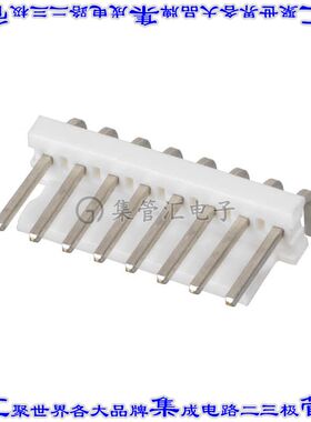 640387-8 针座连接器8POS接头3.96mm公形插针通孔直角锡