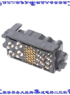 1926171-1 背板连接器37POS接头公引脚面板安装黑色