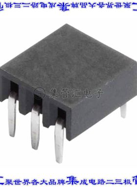 M20-7890646 针座连接器6POS插座2.54mm母形插口通孔直角锡