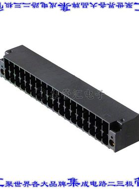 1787179 端子块连接器36POS接头公引脚带罩2排3.5mm黑色90DEG通孔