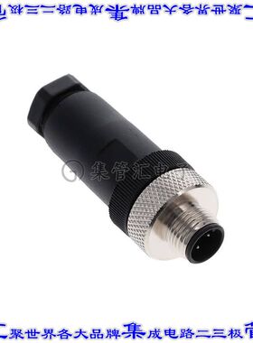 CNM12-S5SP0-BP9 圆形连接器5POS插座公形引脚螺钉镀金自由悬挂