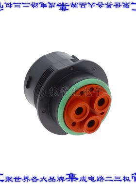 HDP24-24-7PN-C038 圆形连接器7POS插座外壳用于公插针黑色面板安