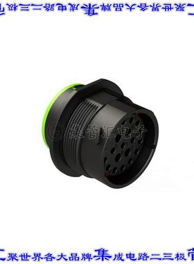AHDP04-24-21SN-SRA 圆形连接器21POS插座外壳用于母插口黑色面板
