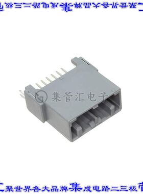 MX34007UF1 针座连接器7POS接头2.2mm公形插针通孔直针锡