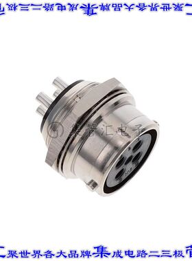 RM15QRD-4SA(81) 圆形连接器4POS插座母插口焊杯银面板安装