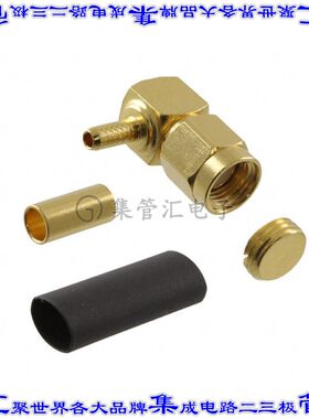 132182RP 同轴连接器RP-SMA插头母形插口焊接50欧姆自由悬挂直角