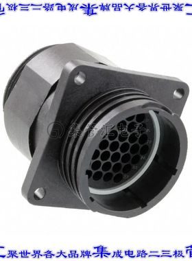 1977885-1 圆形连接器37POS插座外壳用于公插针黑色面板安装底壳