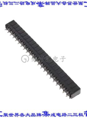2-2342084-2 端子块连接器22POS接头公引脚带罩5.08mm黑色垂直通