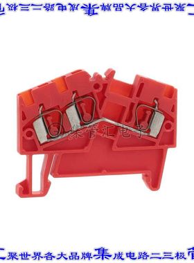 AS2.5/3/R 端子块连接器3POS馈通式5.0mm红色12-22AWG