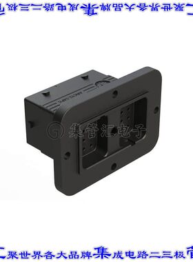 ARC12-24PC 矩形连接器外壳24POS插座4排公形引脚黑色面板安装