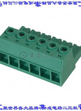 1913549 端子块连接器6POS插头母插口10.16mm绿色自由悬挂