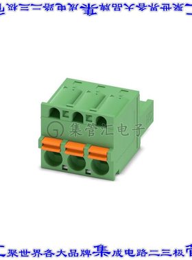 1942387 端子块连接器3POS插头母插口5.08mm绿色自由悬挂