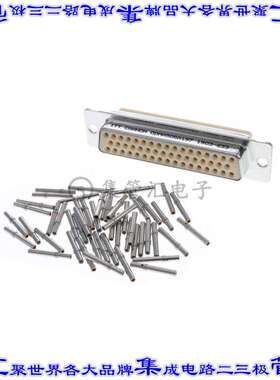 DDMA50SA197 连接器50POS插座母插口3排D-Sub面板安装