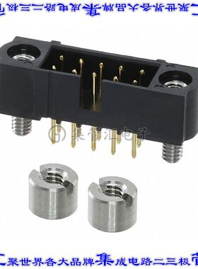 M80-5101005 针座连接器10POS接头2排2mm公形插针通孔直针镀金
