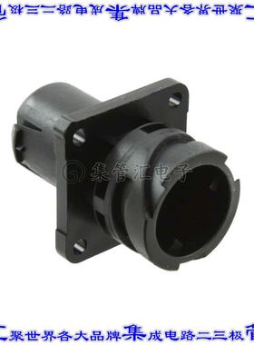 APD-1AP-K2 圆形连接器4POS插座外壳用于公插针黑色面板安装