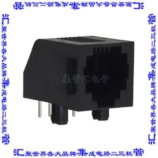 5555163-1 接插件连接器CONN MOD JACK 6P6C R/A UNSHLD