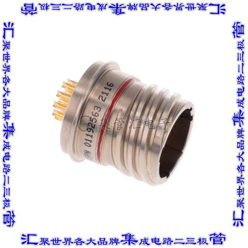 D38999/25NB35PN 圆形连接器13POS插座公形引脚焊杯镀金面板安装