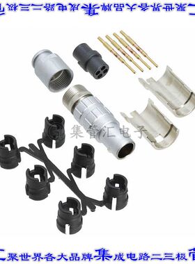 JBXFD1G04MSSDSMR 圆形连接器4POS插头公引脚焊杯镀金自由悬挂