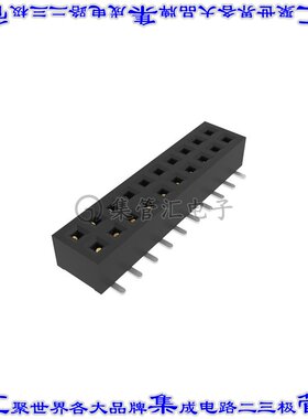 10165448-00020C1LF 针座连接器20POS插座2排1.27mm母形插口表贴S