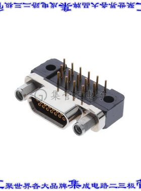 MDLM-15SCBRP-F222 连接器15POS插座母插口3排D-TYPE型面板安装通