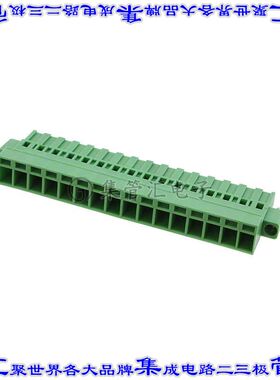 1809873 端子块连接器16POS母插口插头体座5.08mm绿色自由悬挂