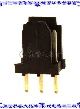 76384-403LF 针座连接器3POS接头2.54mm公形插针通孔直针锡