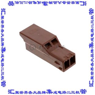 4-1565085-2 矩形连接器外壳2POS插座3.5mm公形引脚棕色自由悬挂