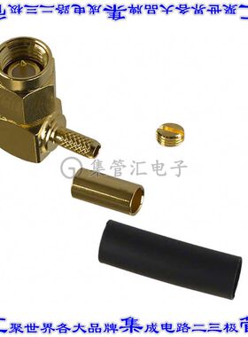 132182 同轴连接器SMA插头公引脚焊接50欧姆自由悬挂直角