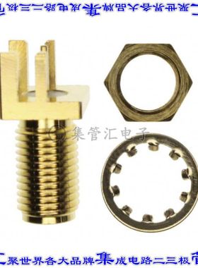 132289RP 同轴连接器RP-SMA插座公插针焊接50欧姆板边缘