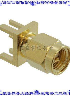 132366-10 同轴连接器SMA插头公引脚焊接50欧姆板边缘