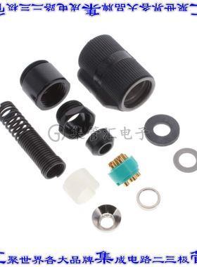 AP-176 圆形连接器6POS插头母插口焊杯镀金自由悬挂