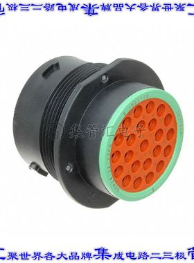 HDP24-24-23PN 圆形连接器23POS插座外壳用于公插针黑色面板安装