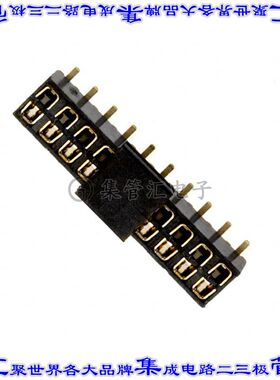 153220-2020-RB-WC 针座连接器20POS插座2排2mm母形插口表贴SMD镀