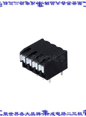 AST2230402 线对板连接器4POS接线端子3.5mm通孔水平带板