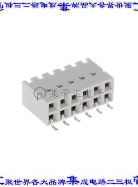 71609-306LF 针座连接器12POS插座2排2.54mm母形插口表贴SMD镀金