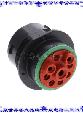 HDP24-24-9SN 圆形连接器9POS插座外壳用于母插口黑色面板安装防