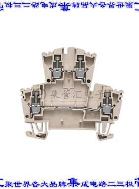 1023200000 端子块连接器4POS馈通式2排5.1mm米色12-26AWG