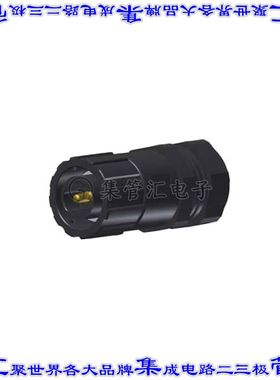 17-400443 圆形连接器2(电源)插头公引脚压接镀金自由悬挂